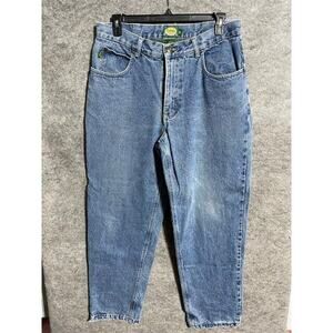 Cabela's Jeans Womens 36/32 Flannel Lined Cotton Medium Wash Denim Blue